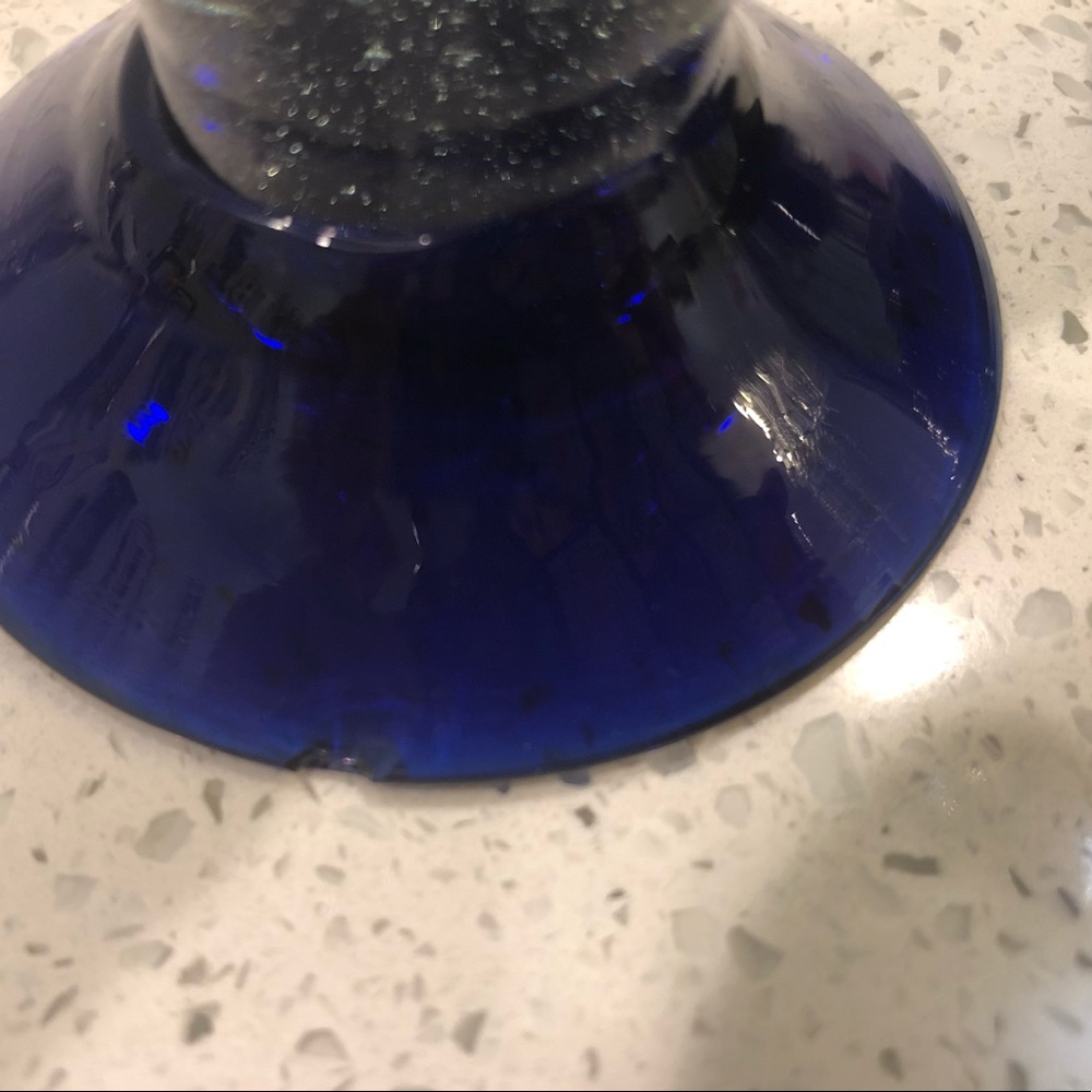 Hand blown candlesticks - Picture 3 of 3